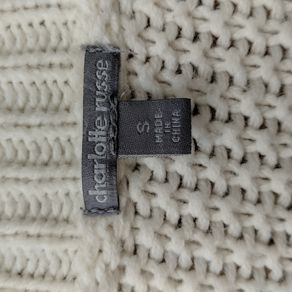 Charlotte Russe Cream/Off-white Sweater - Picture 4 of 4